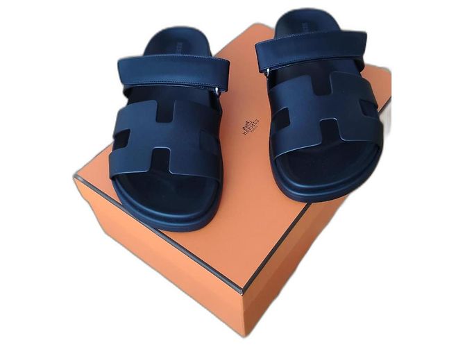 Hermès HERMES SANDALI CHYPRE Nero 