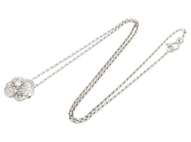 Chanel Camellia Plata Oro blanco  ref.1237483