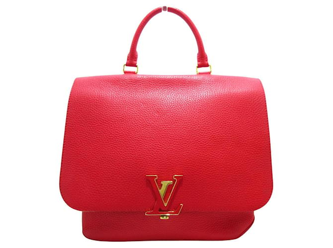 Louis Vuitton Volta Rosso Pelle  ref.1237495