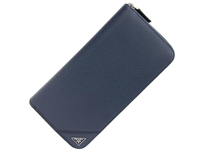 Prada Navy blue Leather  ref.1237500