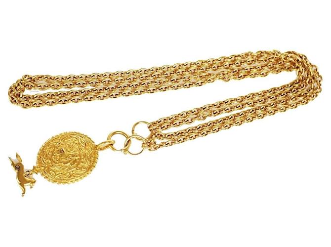 Timeless Chanel COCO Mark D'oro Placcato in oro  ref.1237543