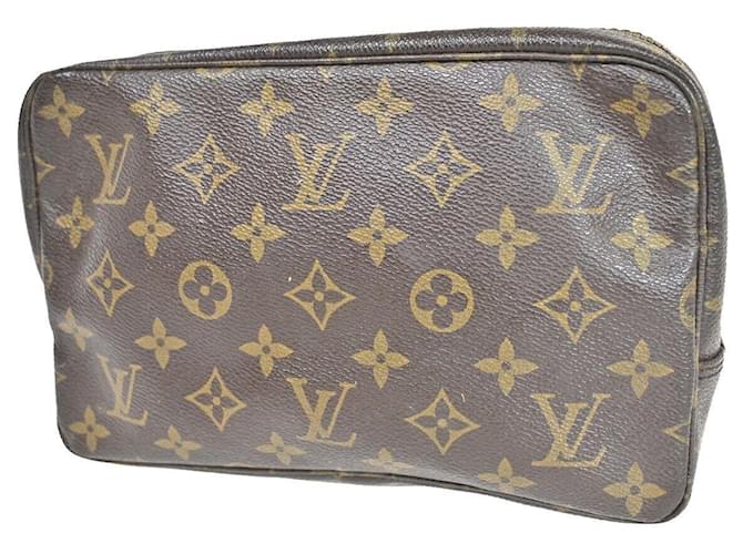 Louis Vuitton cosmetic pouch Brown Cloth  ref.1237544