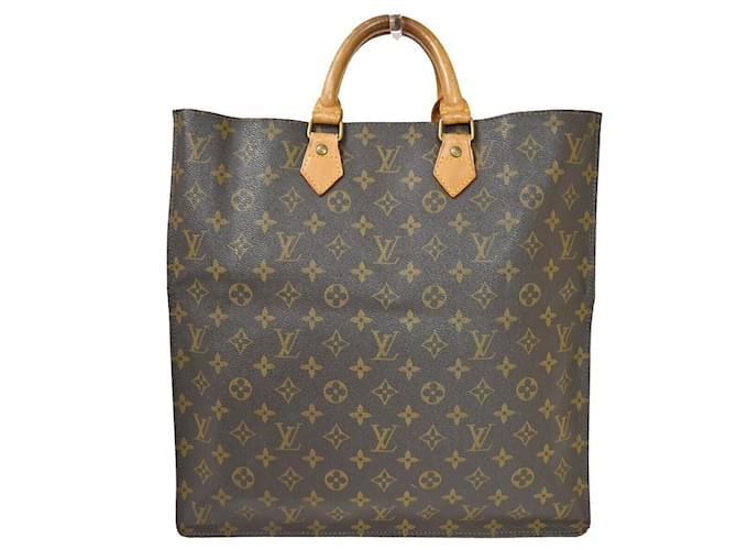 Louis Vuitton Sac plat Brown Cloth  ref.1237565