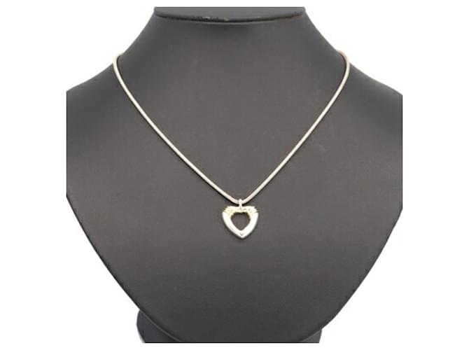 Tiffany & Co Heart Silvery Silver  ref.1237643