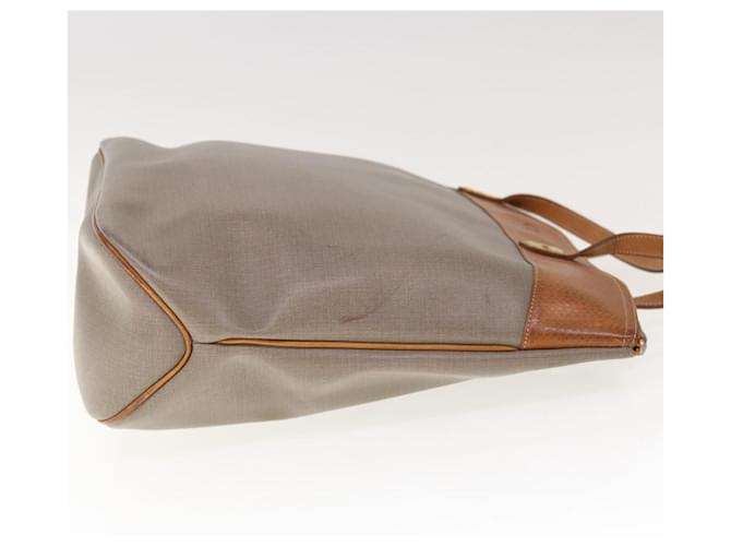 Christian Dior Shoulder Bag PVC Leather Gray Auth fm3174 Grey  ref.1237754