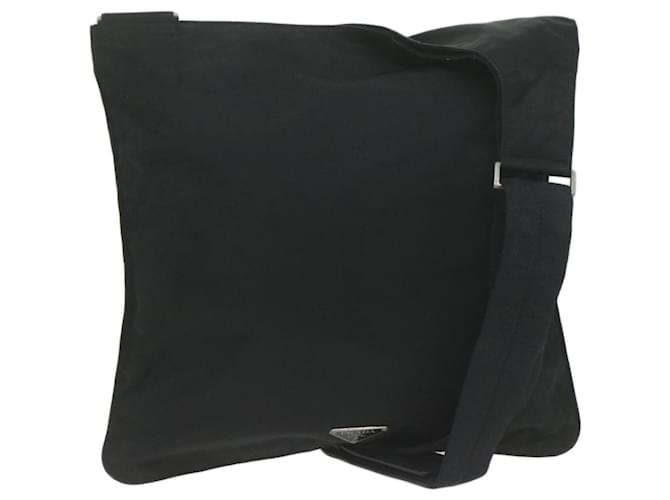 PRADA Shoulder Bag Nylon Black Auth ep3143  ref.1237767