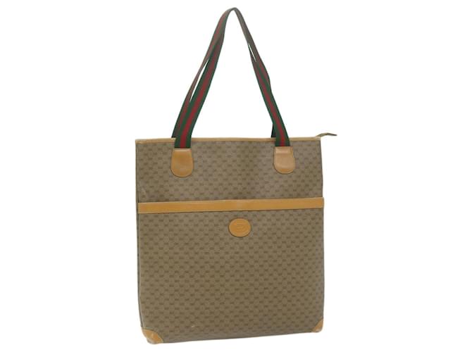 Sac cabas GUCCI Micro GG Supreme Web Sherry Line Beige 002 39 0163 Ep d'authentification3193  ref.1237801