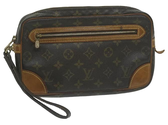 LOUIS VUITTON Monogram Marly Dragonne GM Clutch Bag M51825 LV Auth 63906 Cloth  ref.1237852