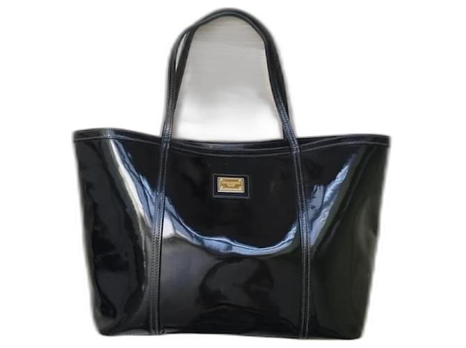 Dolce & Gabbana Totes Black Patent leather  ref.1237876