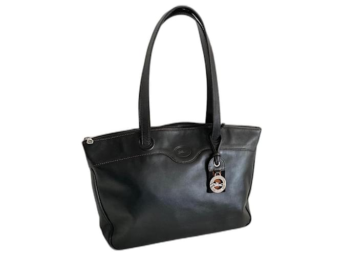 Longchamp Handbags Black Leather  ref.1237887