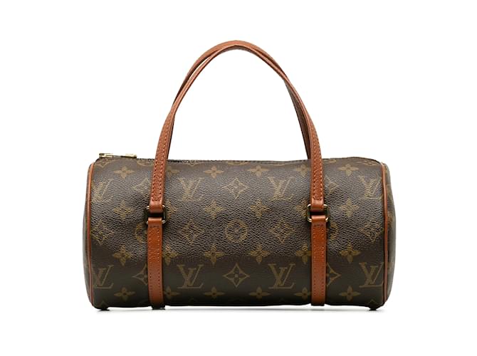 Brown Louis Vuitton Monogram Papillon 26 handbag Leather  ref.1237963