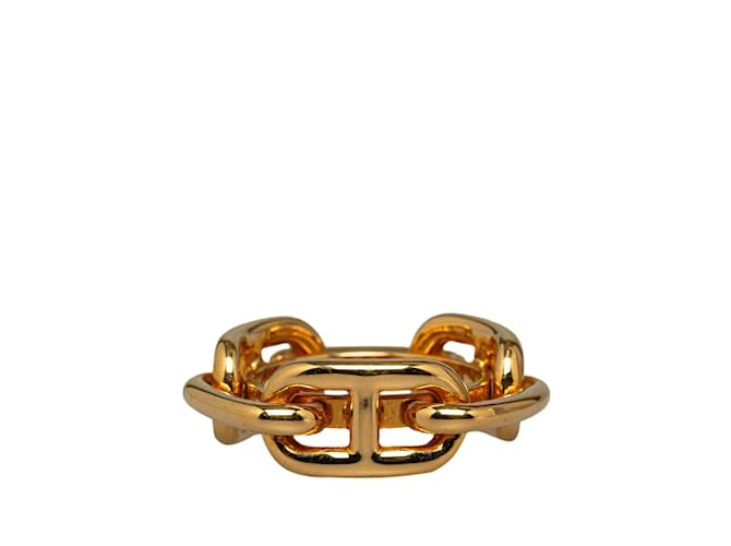 Ring Hermès Anillo de bufanda Hermes Regate de oro Dorado Oro amarillo  ref.1237971
