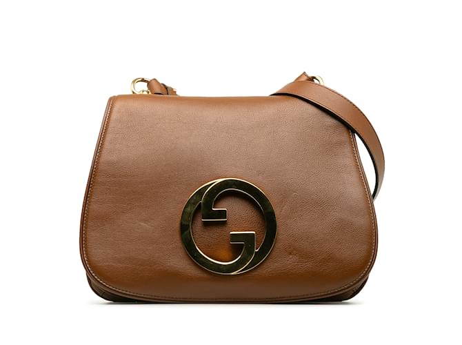 Brown Gucci Medium Blondie Bag Leather  ref.1238039