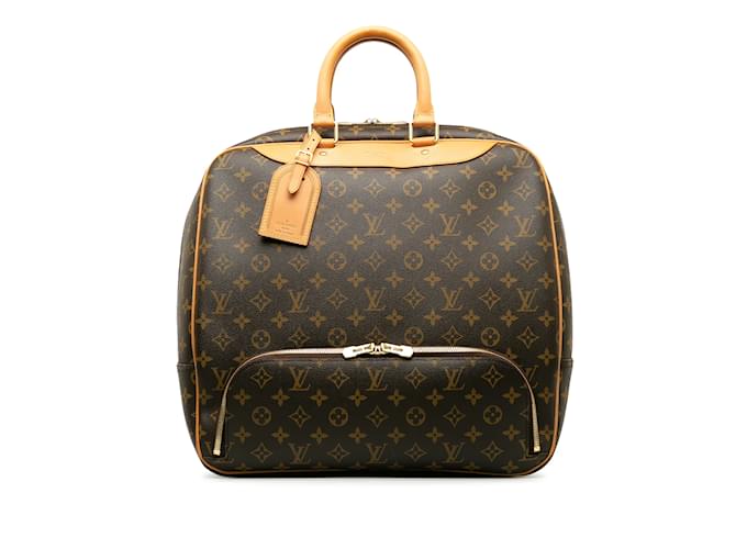 Brown Louis Vuitton Monogram Evasion Travel Bag Leather  ref.1238082