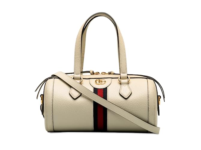 White Gucci Leather Ophidia Satchel  ref.1238116