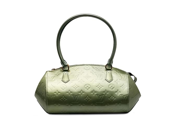 Green Louis Vuitton Monogram Vernis Sherwood PM Shoulder Bag Leather  ref.1238131