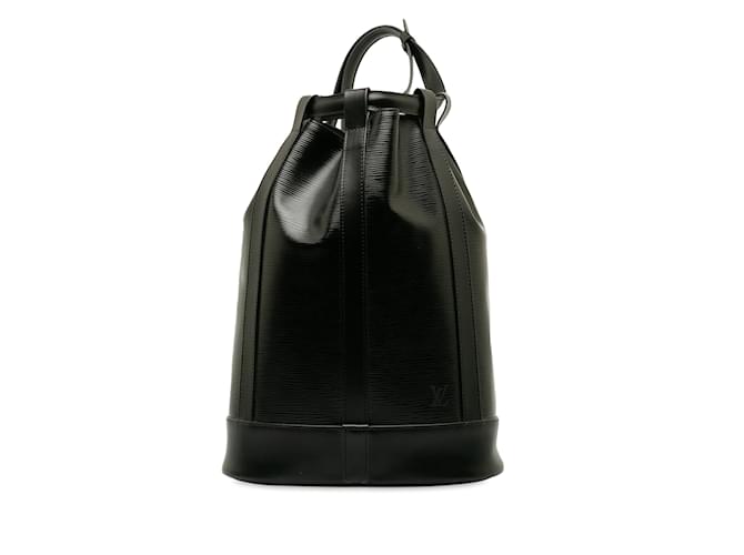Black Louis Vuitton Epi Randonnee PM Backpack Leather  ref.1238153