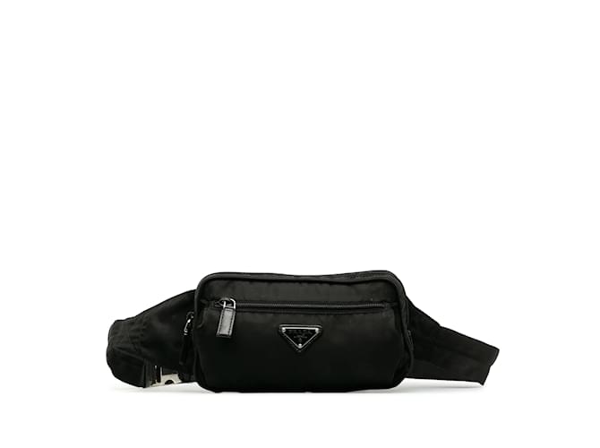 Black Prada Tessuto Belt Bag Cloth  ref.1238224