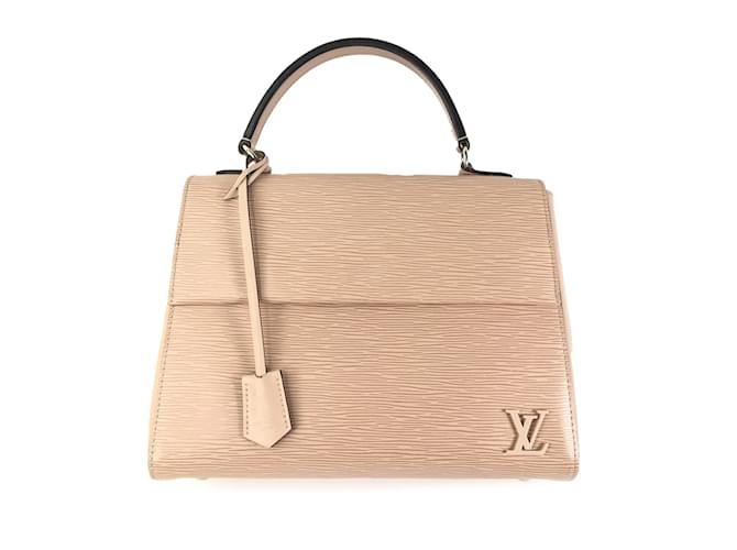 Bolsa Louis Vuitton Epi Cluny MM bege Couro  ref.1238226