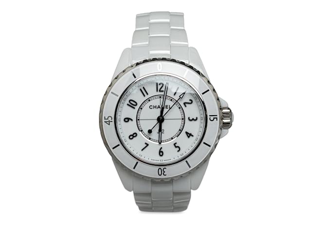 J12 Chanel blanco12 reloj Cerámico  ref.1238243