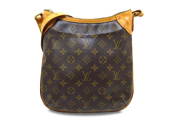 Brown Louis Vuitton Monogram Odeon PM Crossbody Bag Leather  ref.1238245