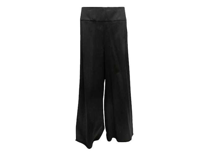 Automne Chanel noir/L'hiver 2006 Pantalon Laine Taille FR 48  ref.1238256