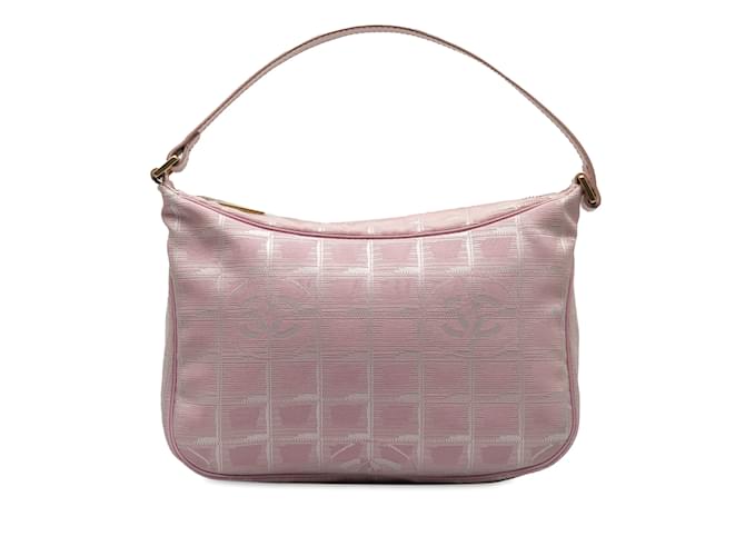 Rosa Chanel New Travel Line Handtasche Pink Leder  ref.1238272
