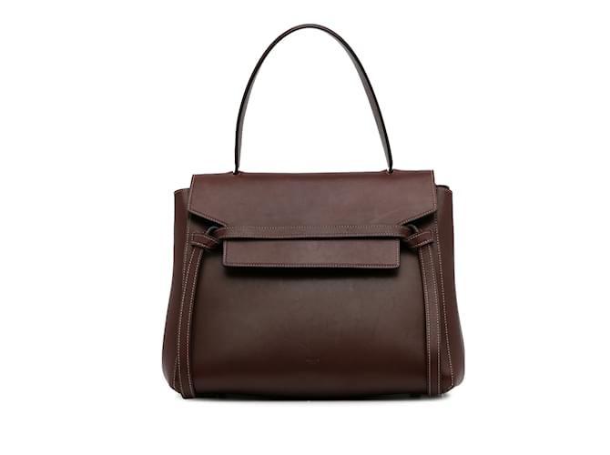 Céline Red Celine Mini Belt Bag Satchel Leather  ref.1238275