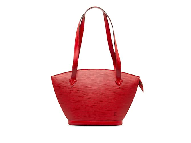 Louis Vuitton Epi Saint Jacques PM Bolsa de ombro com alça longa vermelha Vermelho Couro  ref.1238279