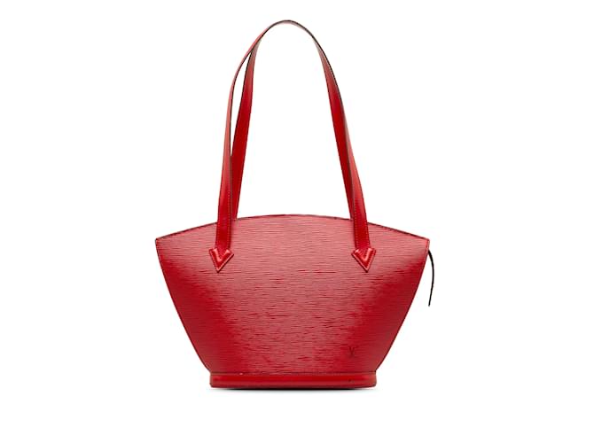 Louis Vuitton Epi Saint Jacques PM Bolsa de ombro com alça longa vermelha Vermelho Couro  ref.1238280