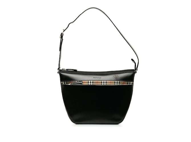 Black Burberry Leather Shoulder Bag  ref.1238348
