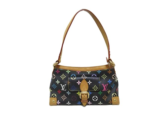 Black Louis Vuitton Monogram Multicolore Eliza Shoulder Bag Cloth  ref.1238396