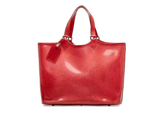Red Louis Vuitton Epi Plage Lagoon Bay GM Tote Bag Leather  ref.1238400