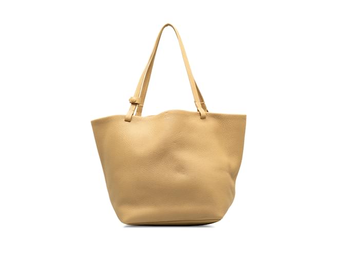 Tan The Row Park Tote Three Camel Leather  ref.1238465