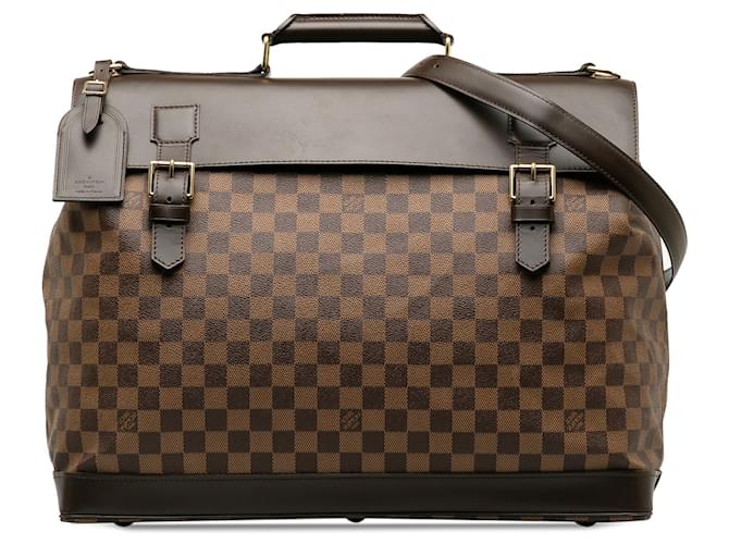 Brown Louis Vuitton Damier Ebene West End PM Travel Bag Leather  ref.1238502