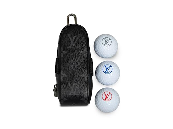 Estuche para pelotas de golf negro Louis Vuitton Eclipse con monograma Andrews Lienzo  ref.1238527