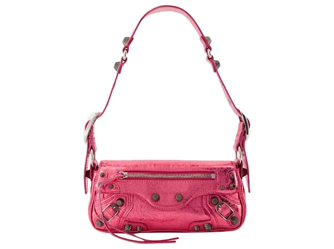 Le Cagole Sling Xs Crossbody - Balenciaga - Leather - Pink  ref.1238594