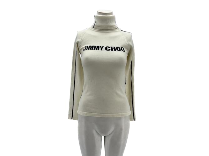JIMMY CHOO  Knitwear T.International XS Wool White  ref.1238618