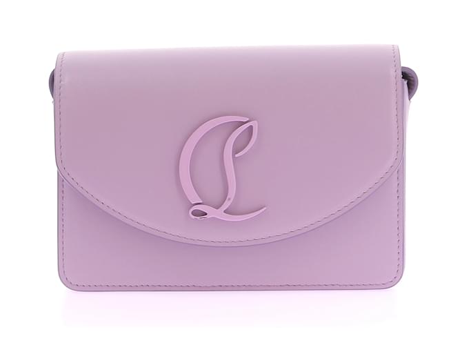 CHRISTIAN LOUBOUTIN  Handbags T.  leather Purple  ref.1238624