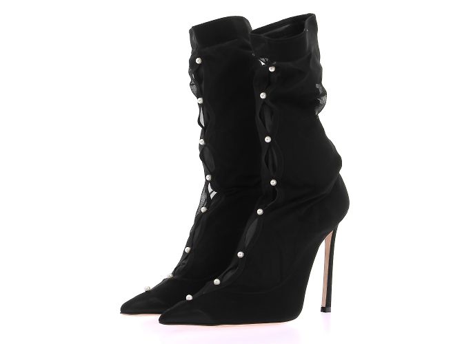 Tacchi Jimmy Choo T.EU 38 Tessuto Nero