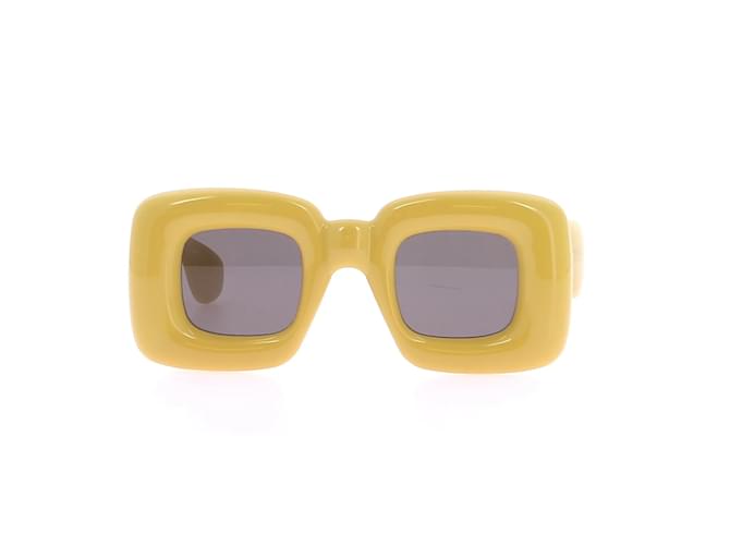 Gafas de sol LOEWE T.  el plastico Amarillo Plástico  ref.1238660