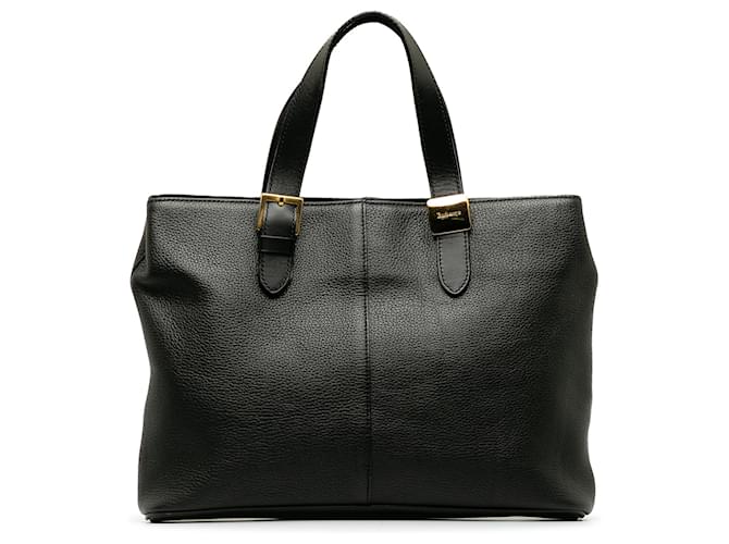 Burberry Black Leather Tote Pony-style calfskin  ref.1238690