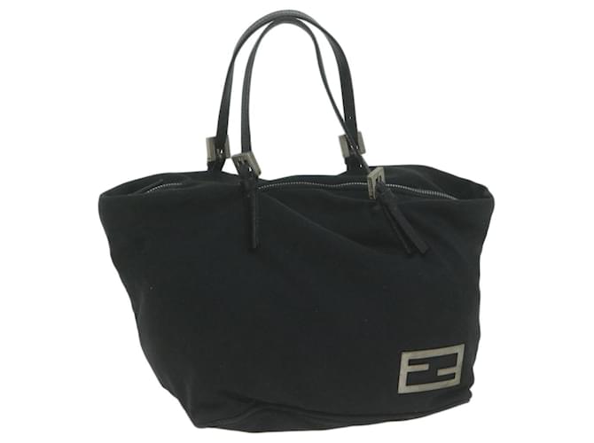 FENDI Hand Bag Nylon Black Auth ep3047  ref.1238848