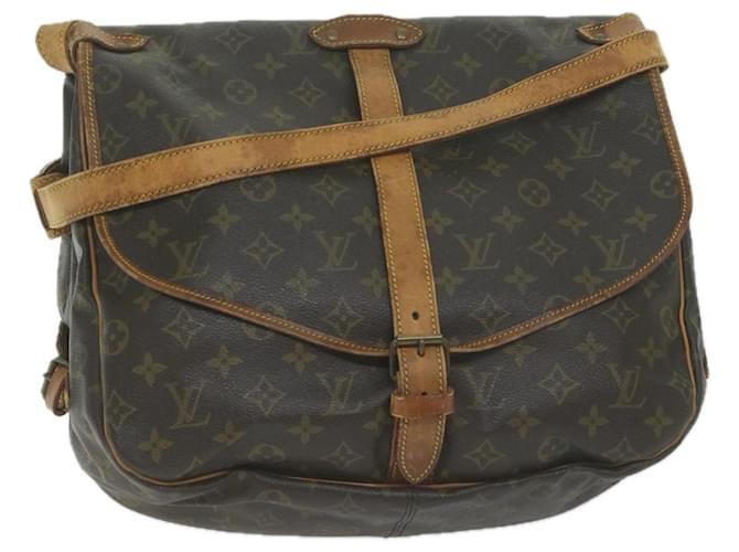 Louis Vuitton Monogram Saumur 35 Shoulder Bag M42254 LV Auth 58013 Cloth  ref.1238858