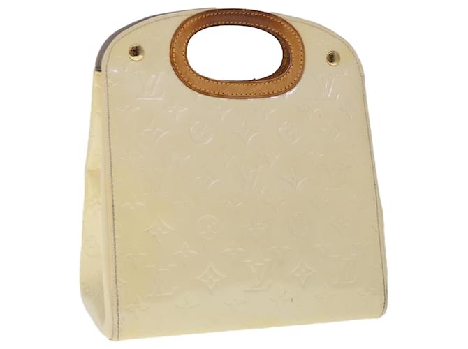 Bolsa de mão LOUIS VUITTON Monogram Vernis Maple Drive Perle M91378 LV Auth ep3024 Couro envernizado  ref.1238861