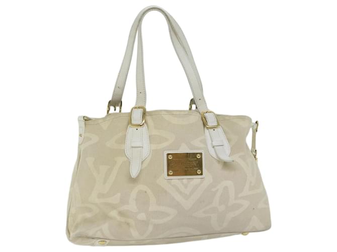 LOUIS VUITTON Cruise Line Taicienne PM Borsa tote Canvas Beige M95674 Auth ep2972 Tela  ref.1238909