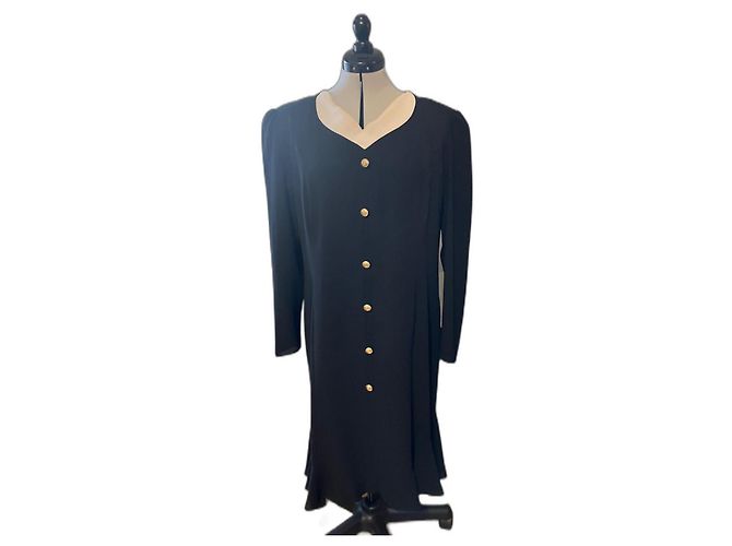 Frank Usher Midikleid Marineblau