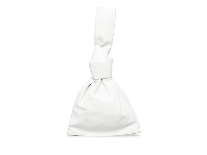 White Bottega Veneta The Mini Twist Handbag Leather  ref.1239025