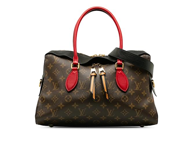 Bolso satchel Tuileries con monograma Louis Vuitton marrón Castaño Cuero  ref.1239052