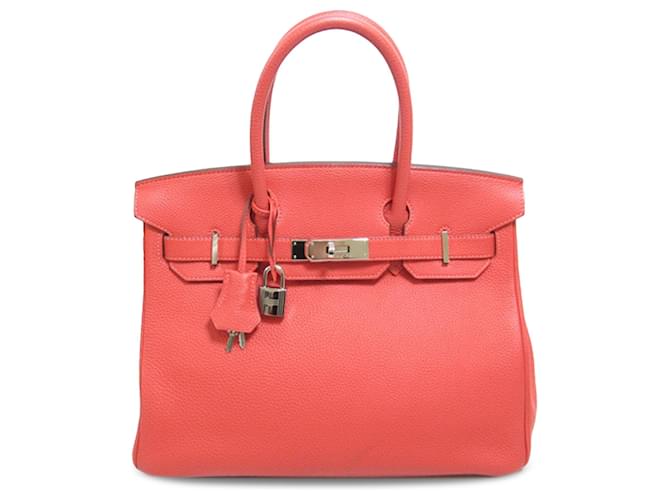 Hermès Hermes Pink 2014 Togo Birkin Retourne 30 Leather Pony-style calfskin  ref.1239182